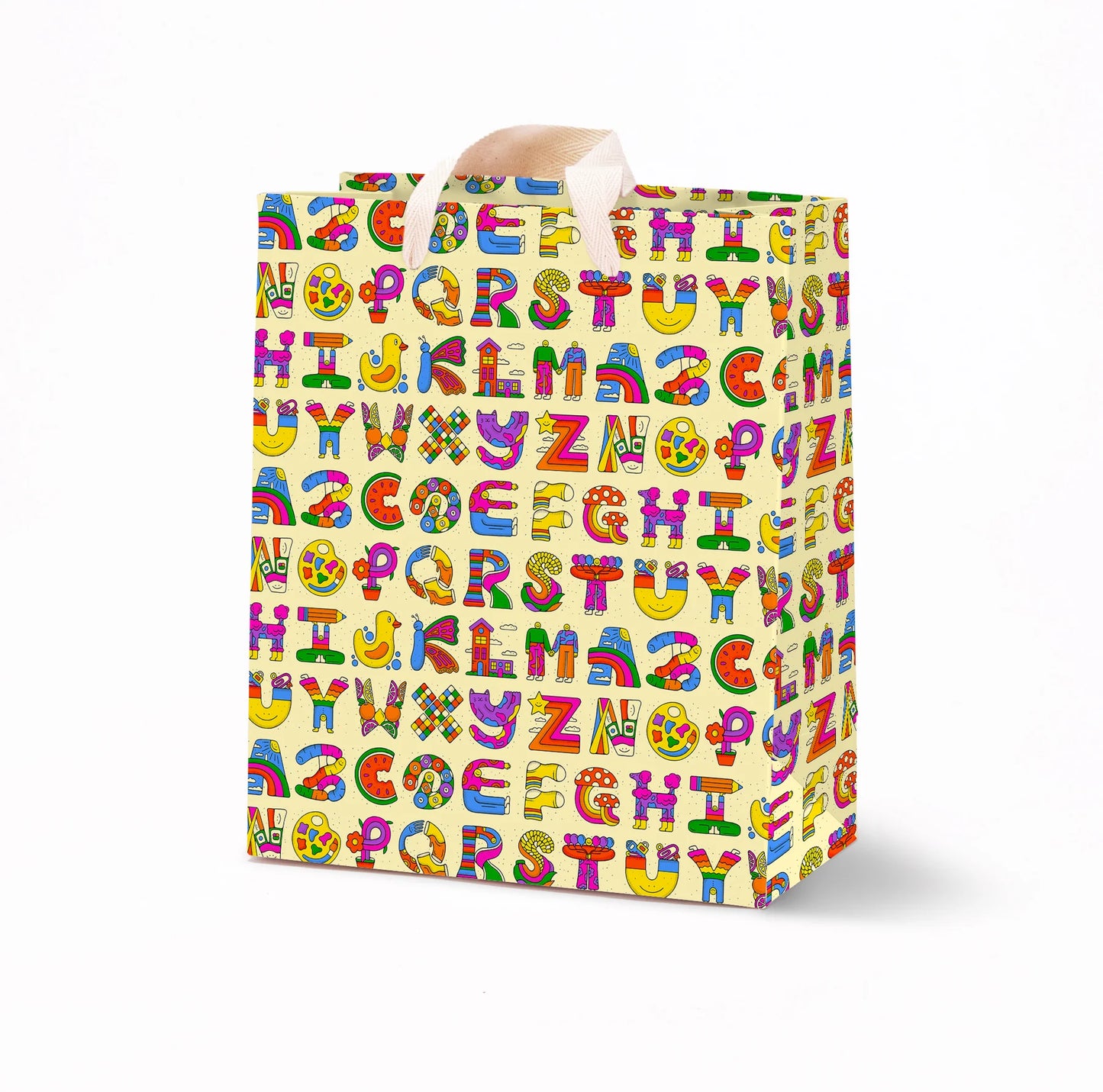 Bailey Crouch Alphabet Medium Gift Bag, Sustainably Sourced