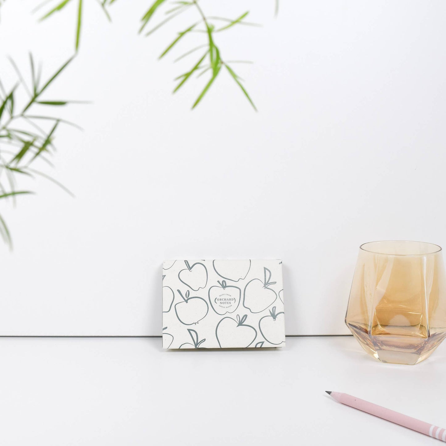 Sustainable pink sticky notes by Vent for Change, biodegradable apple paper, supports global education