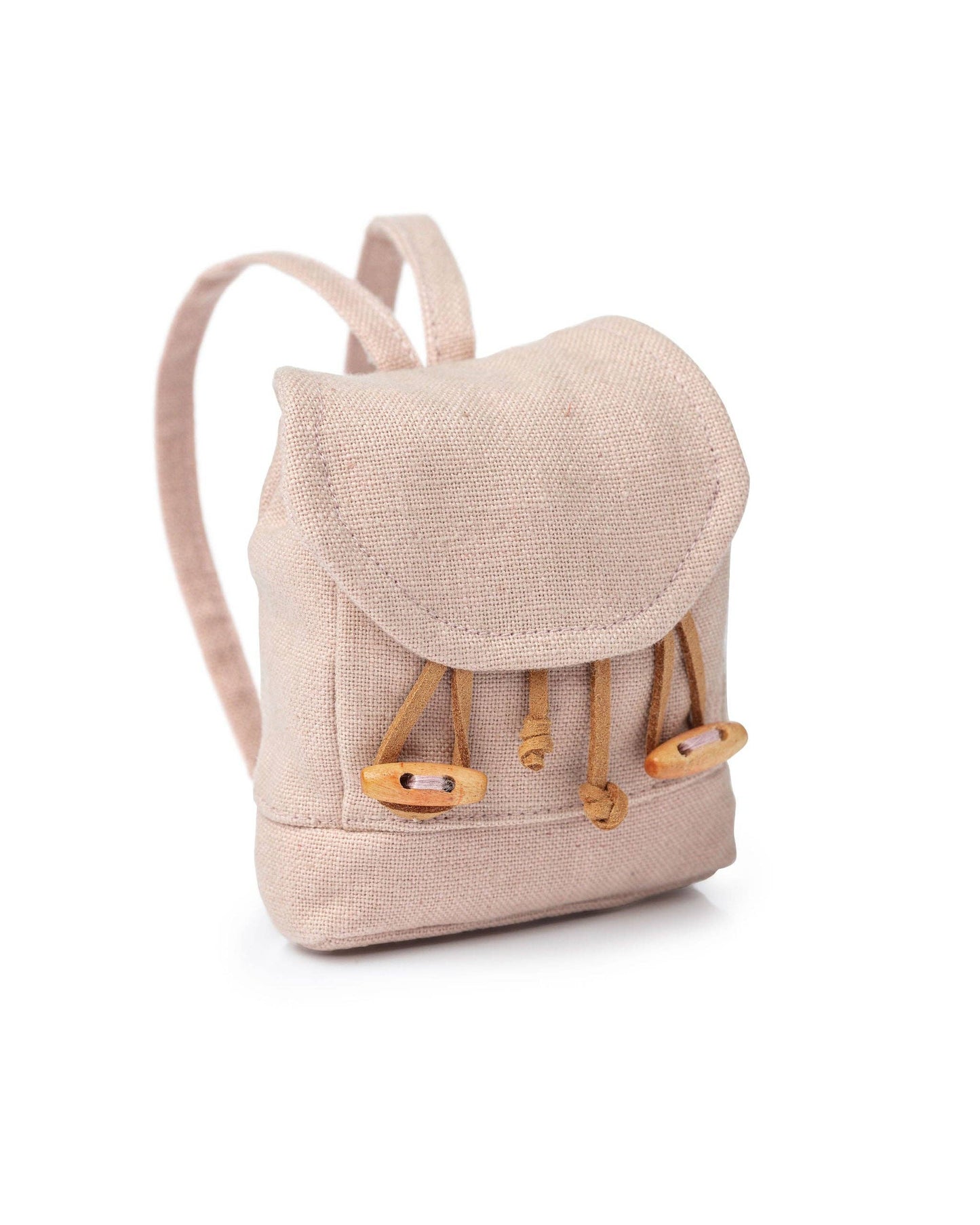 Tiny linen rucksack that Elsie the Elephant comes with.