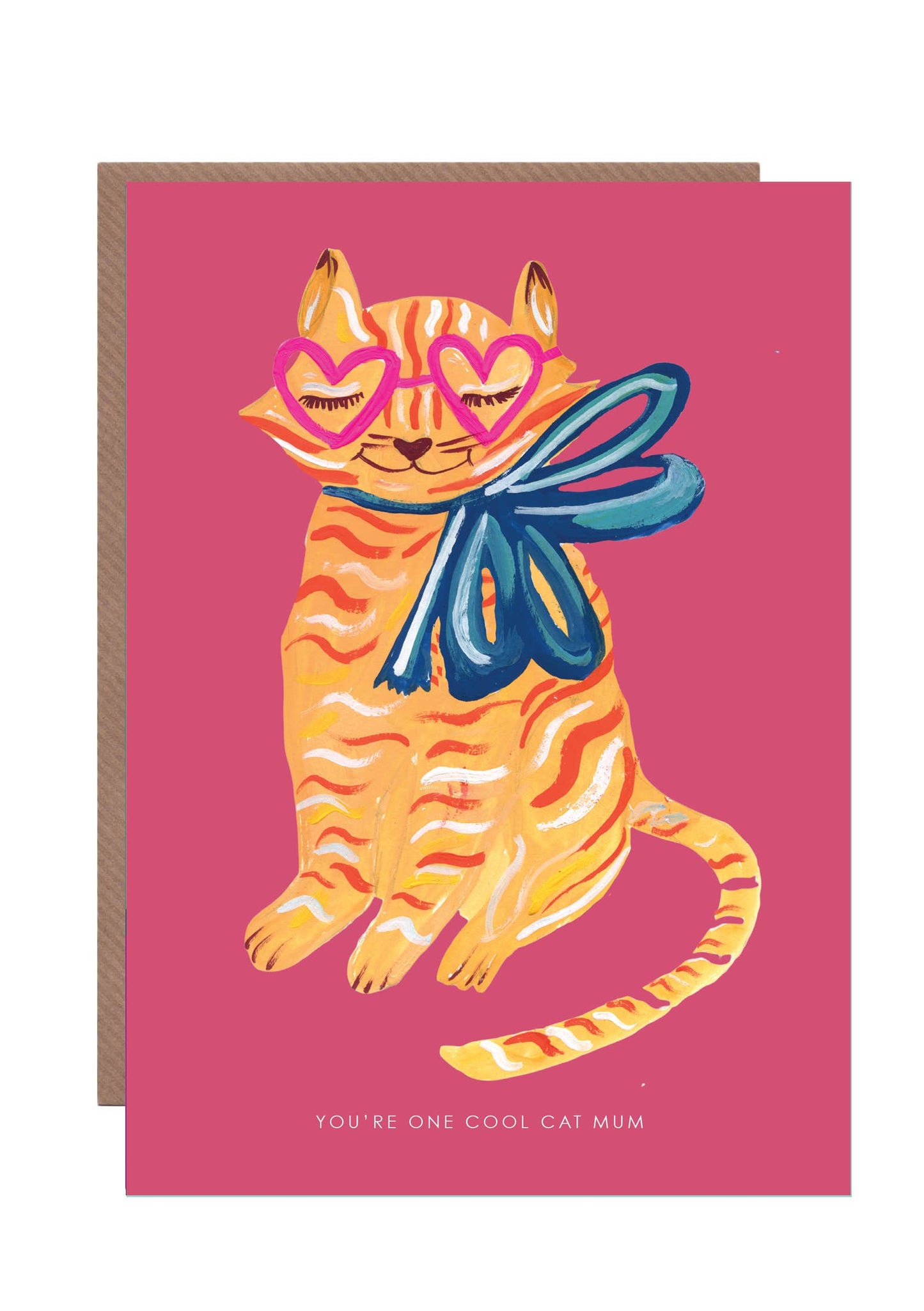'Cool Cat' Mum Greetings Card