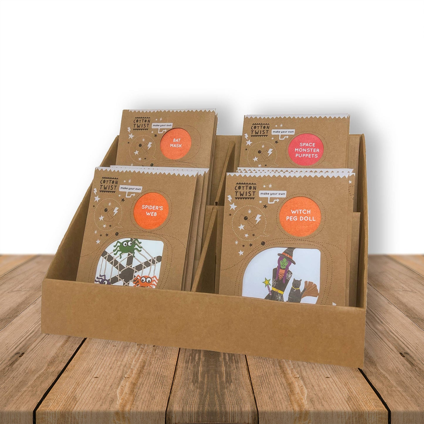 Cotton Twist Space Monster Puppet craft example