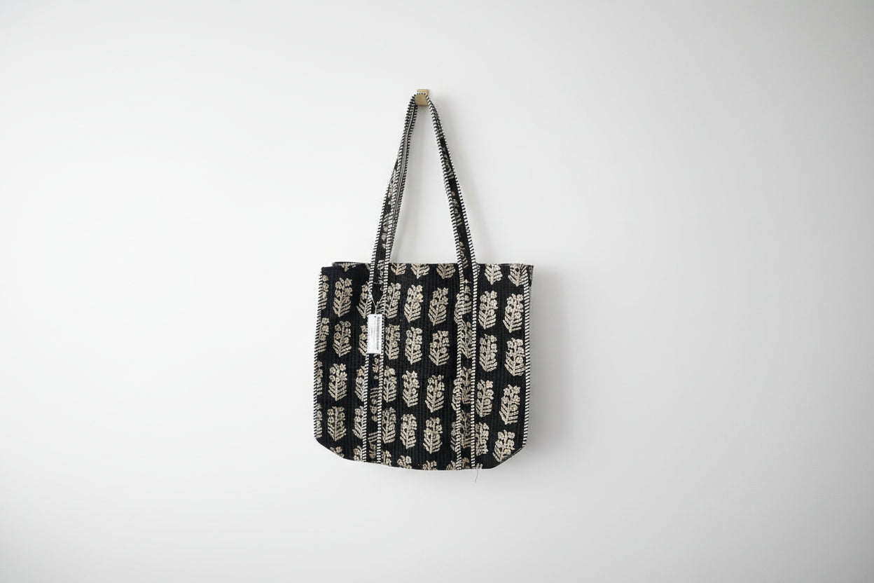 Floral patterned cotton bag from UK brand Constance & Denny