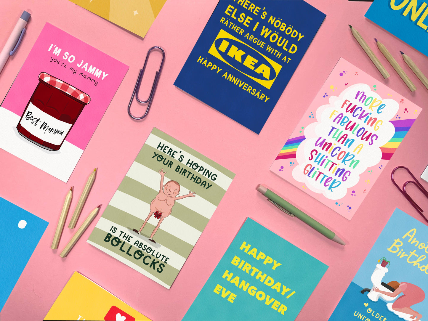 Back of Running With Scissors Valentine's card showing barcode