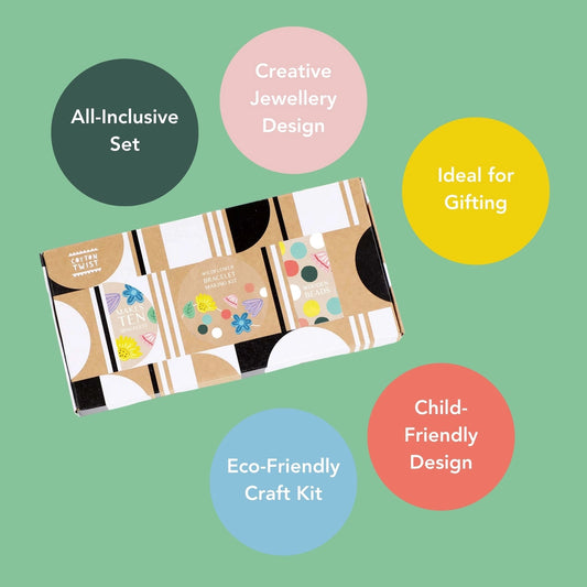 Children's Wildflower Bracelet Craft Kit by Cotton Twist