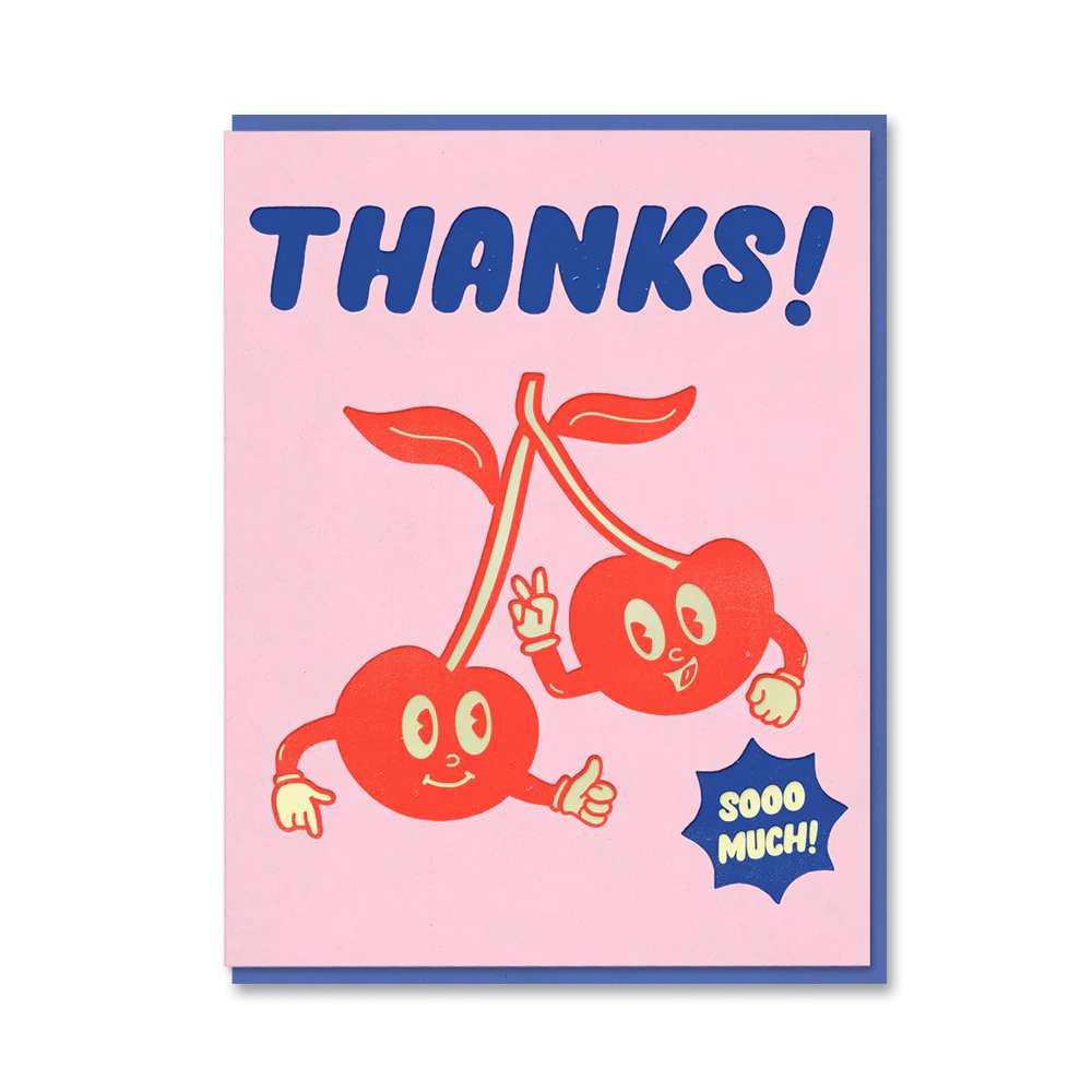 The Toonies Thanks So Much Greeting Card with Cornflower Blue Envelope
