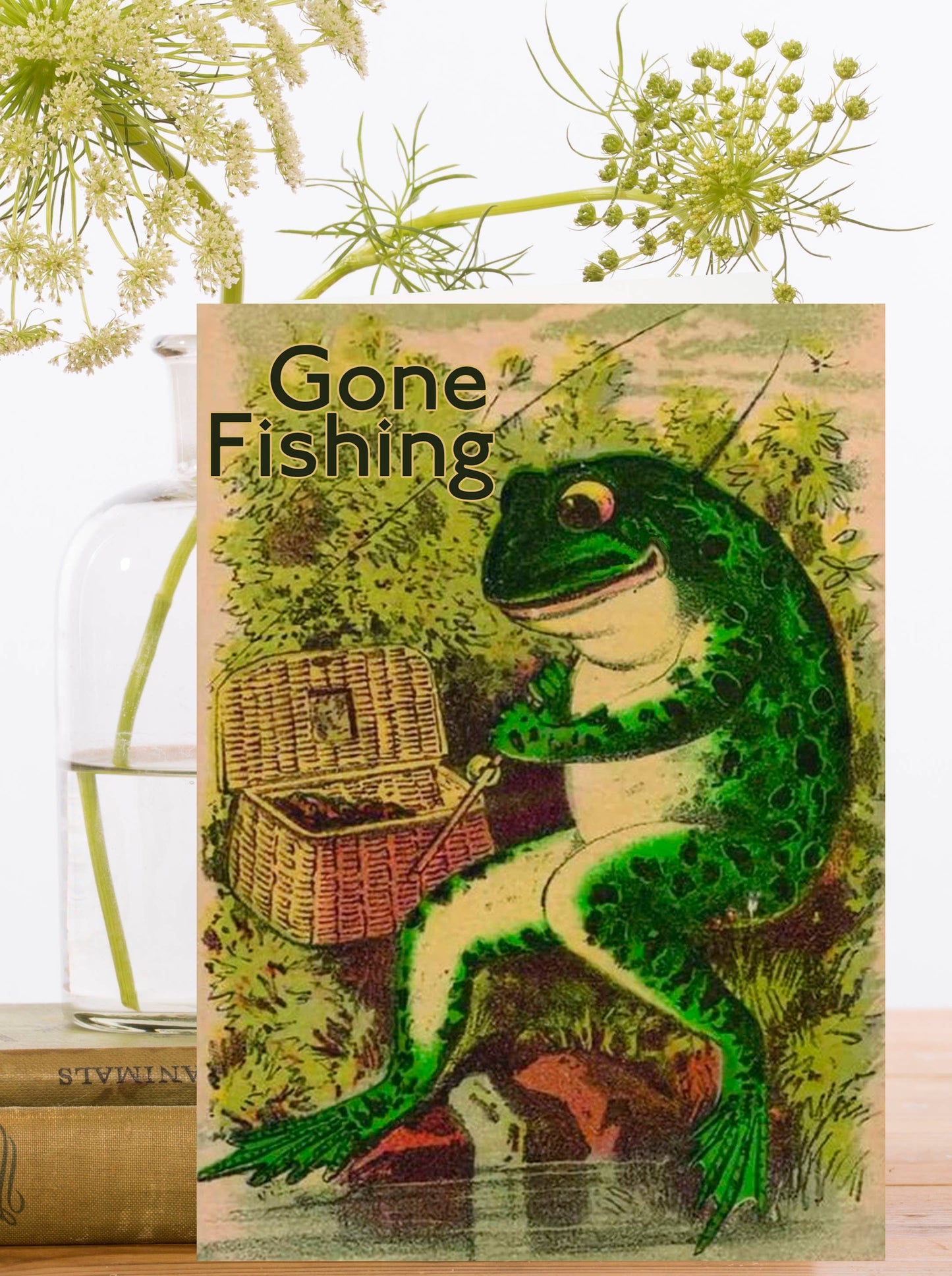 On the River Bank Greeting Card