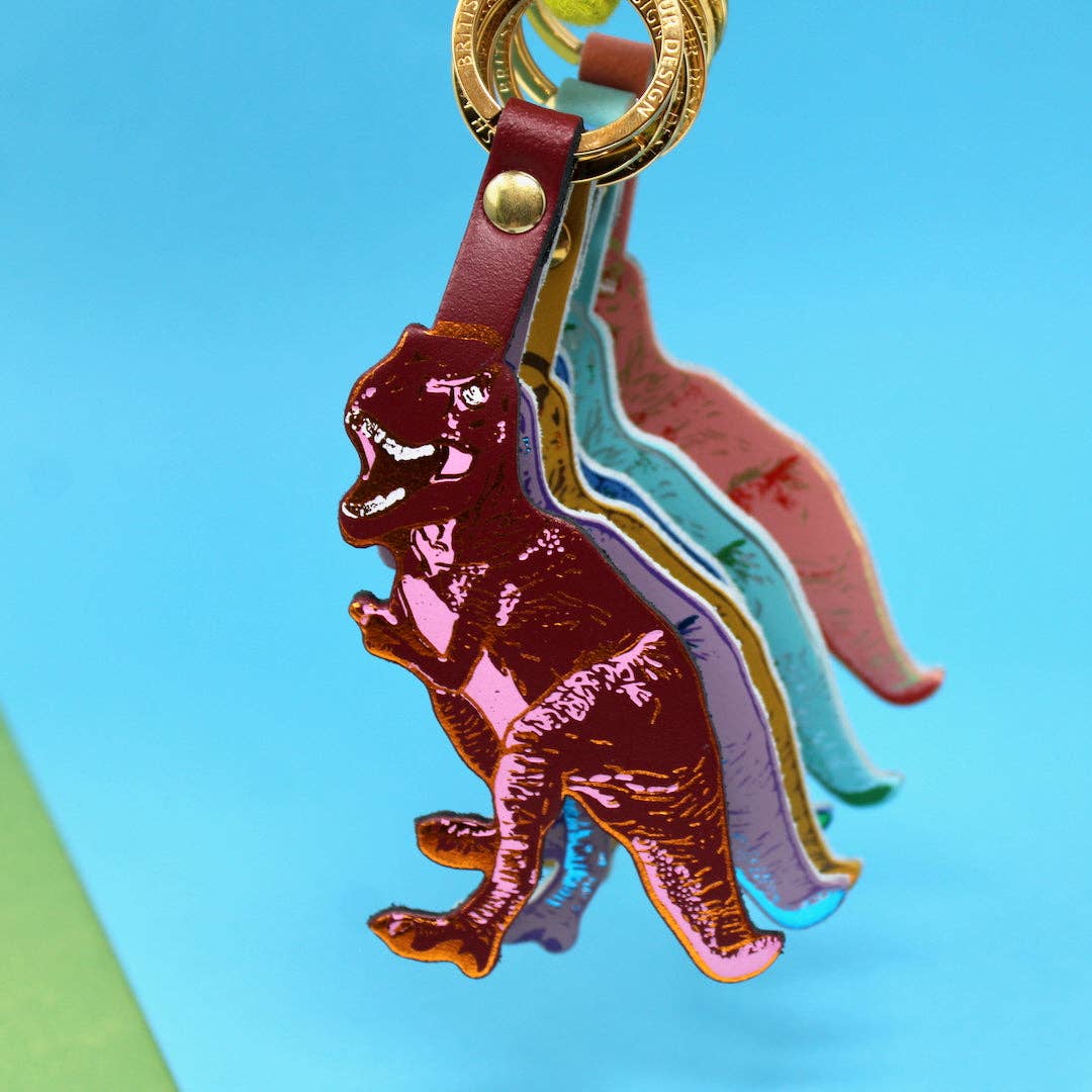T-Rex Leather Keyring | Ark Colour Design