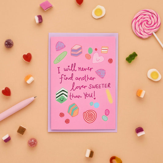 Nostalgic Sweets Illustration Greeting Card