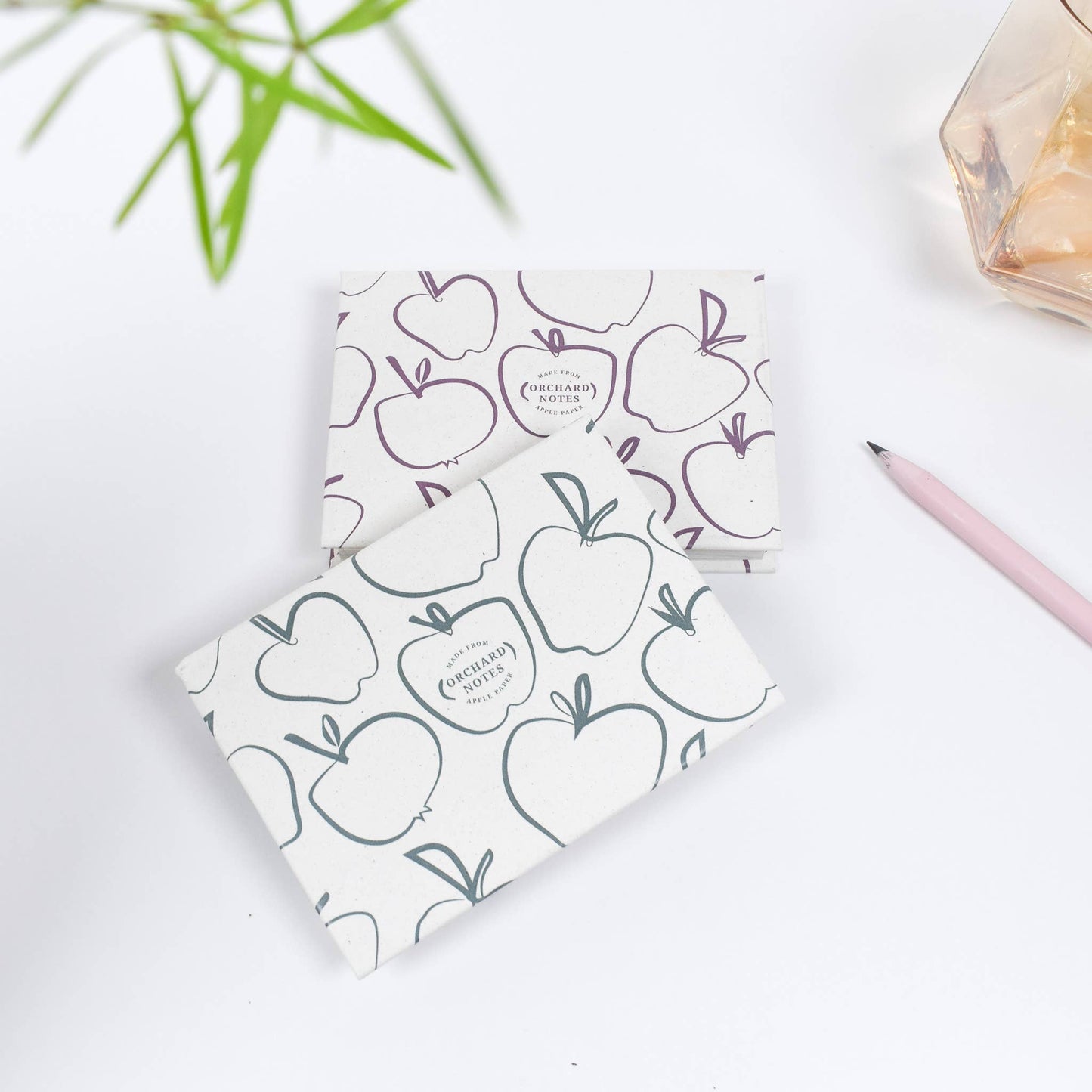 Sustainable pastel sticky notes by Vent for Change, biodegradable apple paper, supports global education