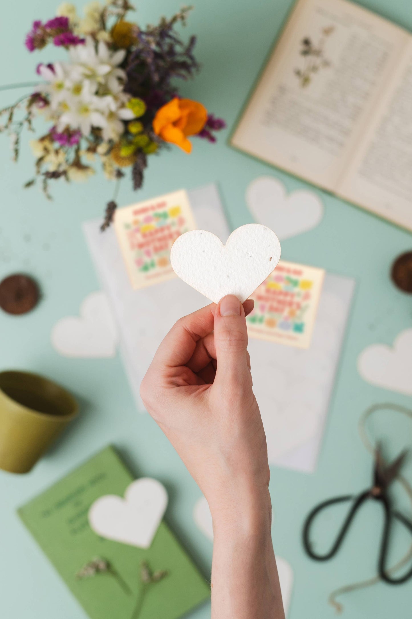 Mother's Day Plantable Paper Hearts