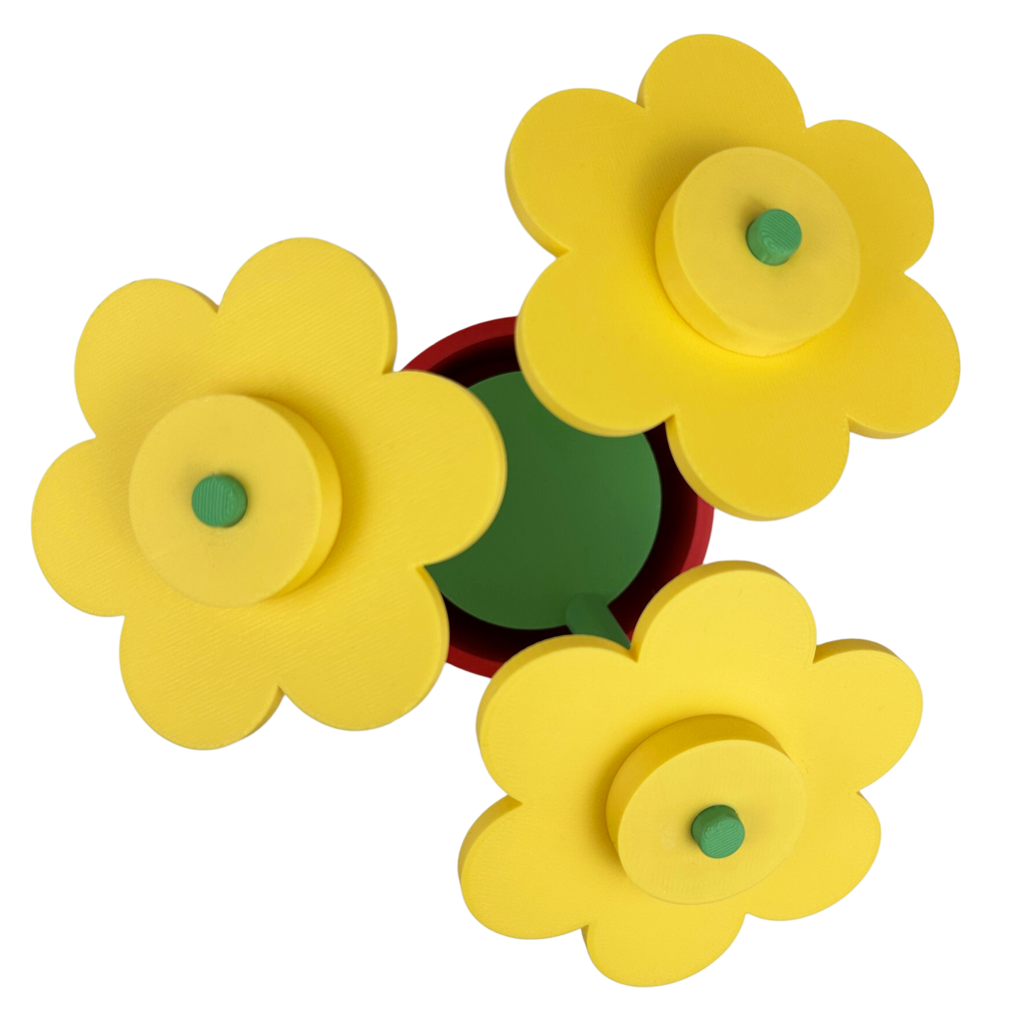 Eco-friendly colourful brick flower coaster set, recyclable packaging, B Corp certified