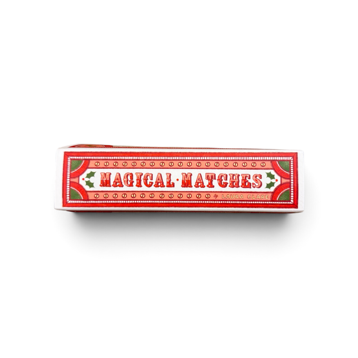 Thick 13cm long matches inside the Magical Reindeer matchbox