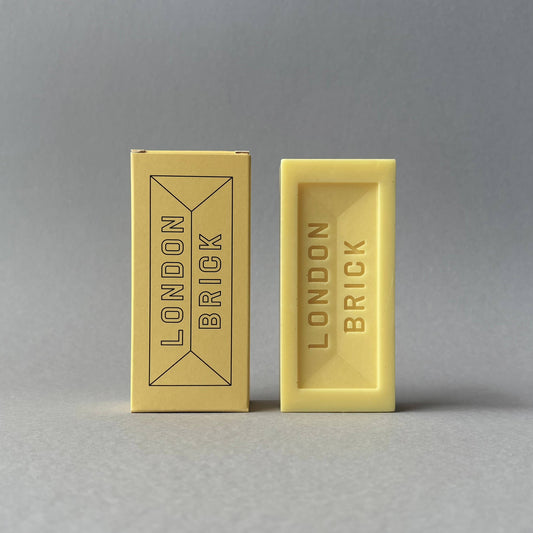 Sustainable yellow clay-coloured Honey Buff London brick soap