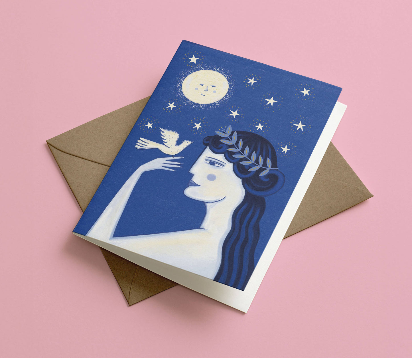 Eco-friendly celestial greetings card packaging