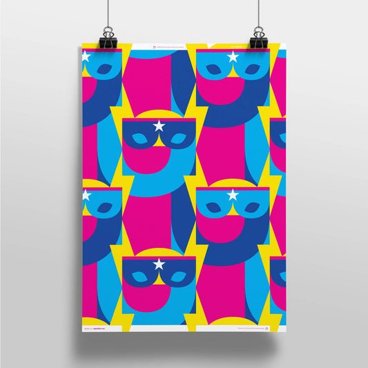 Close-up of Hero Wrap 120gsm sustainably sourced gift paper texture