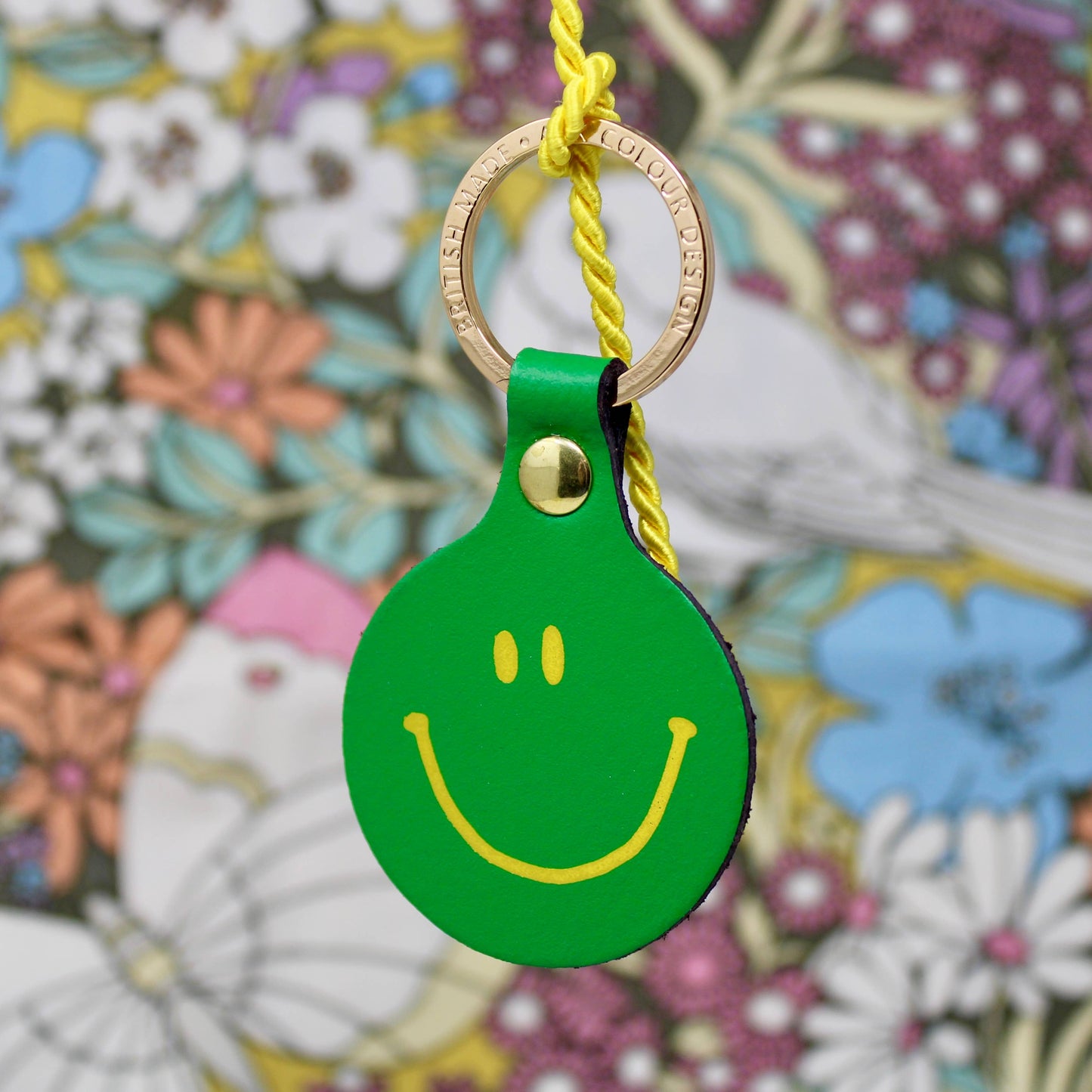 Feeling Lush Smiley Face Key Fob