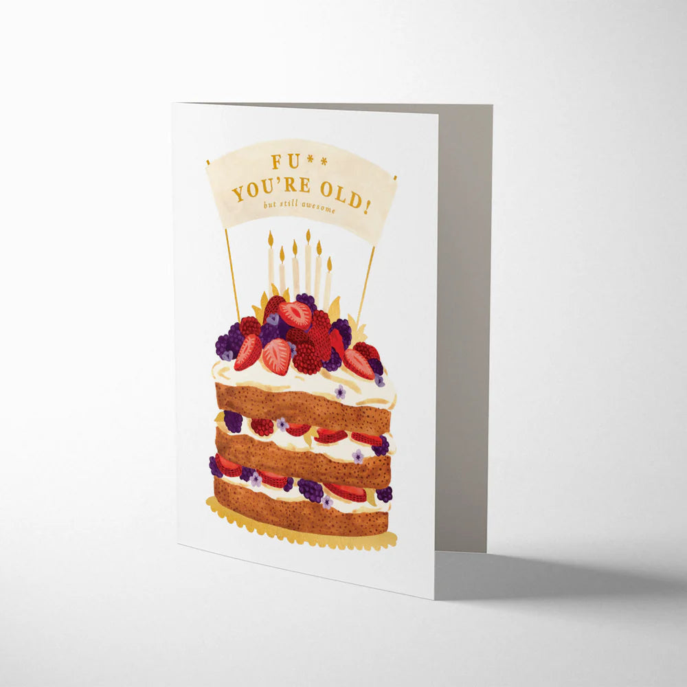 Sustainably sourced greeting card for friends