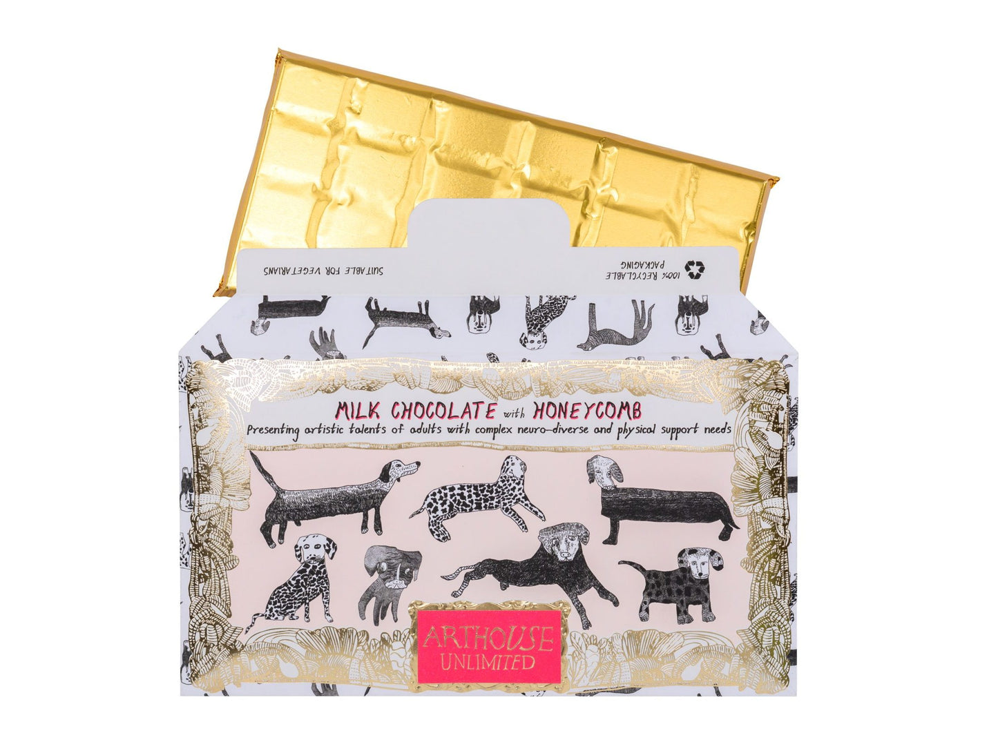 Arthouse Unlimited Dogalicious Milk Chocolate with Honeycomb