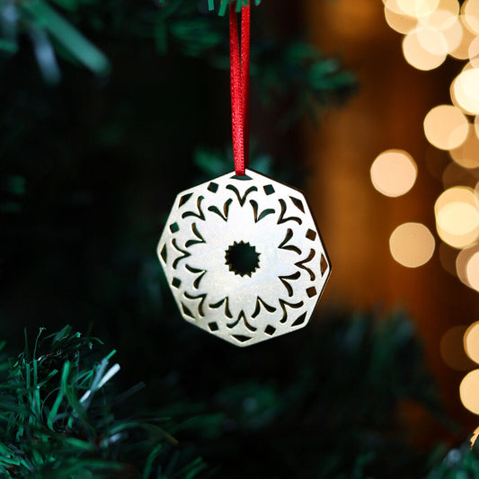 Brass Snowflake Decoration