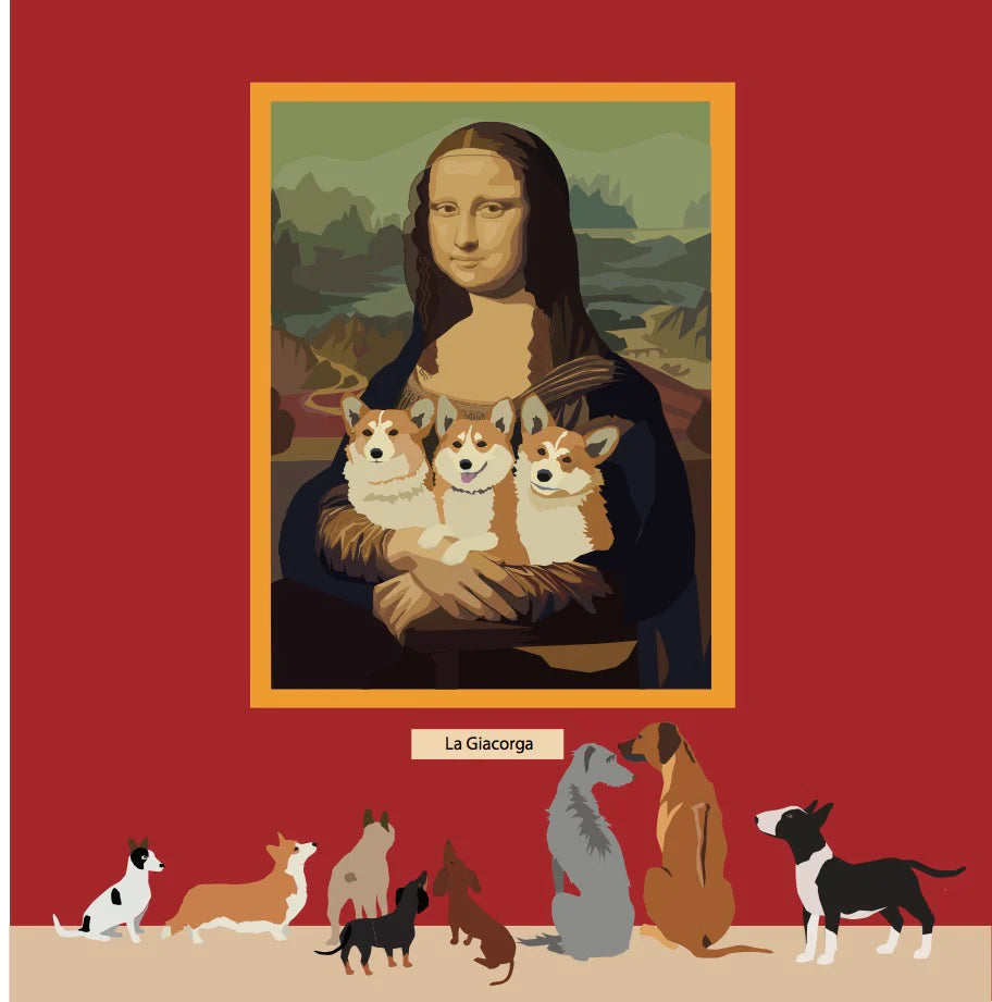 Gioconda Greeting Card