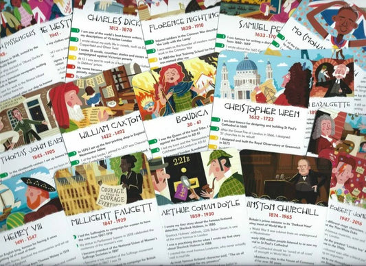 History Heroes London Card Game cards and gameplay