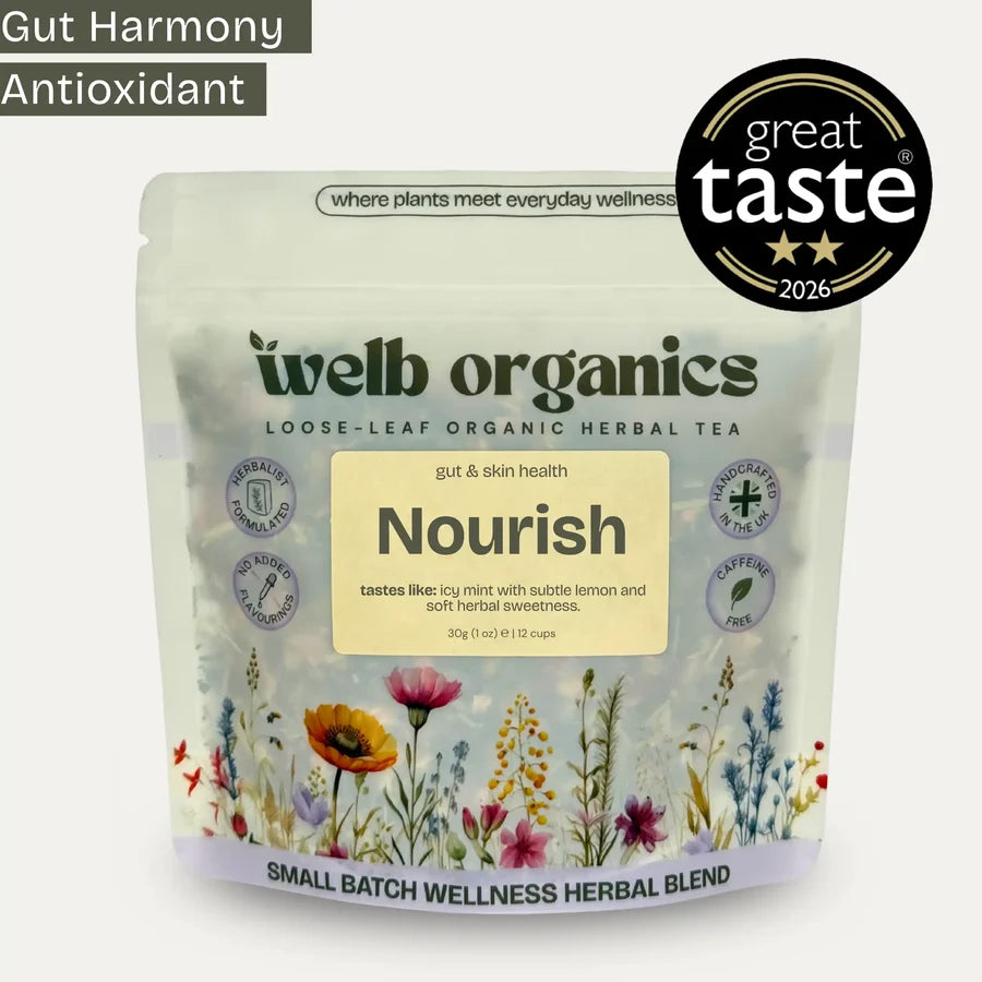 Nourish Herbal Tea Cosy Pouch | Organic Gut & Skin Tea