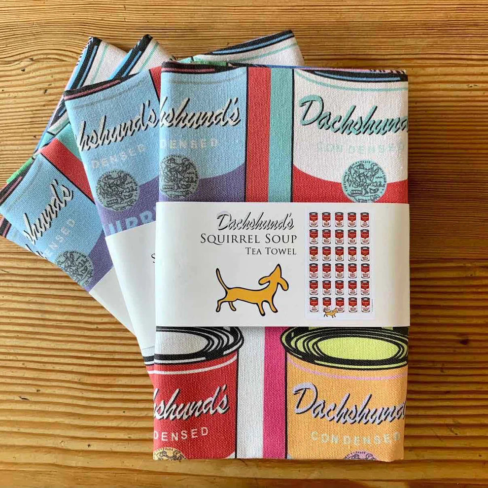 Squirrel Soup Tea Towel