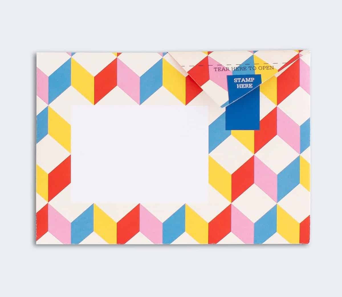 Urban Pigeon Letters pack and a single folded letter with stamp