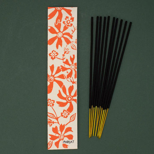 Handmade luxury incense sticks with natural ingredients in sustainable packaging.