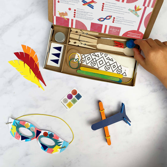 Eco-Friendly Adventurers Craft Kit with Four Fun Activities