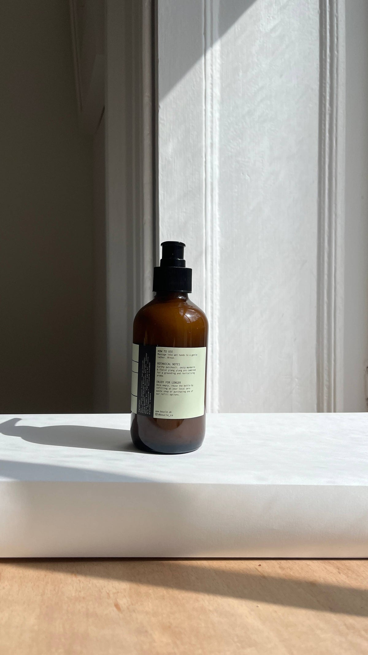 UK-made sustainable essential oil hand cream close up