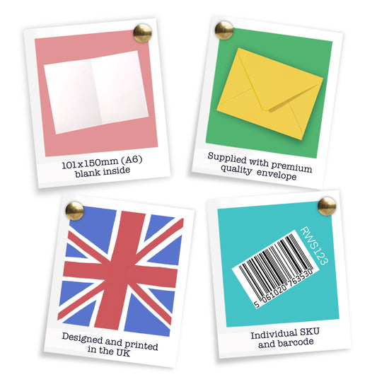 Close up of the premium textured sustainably sourced card stock