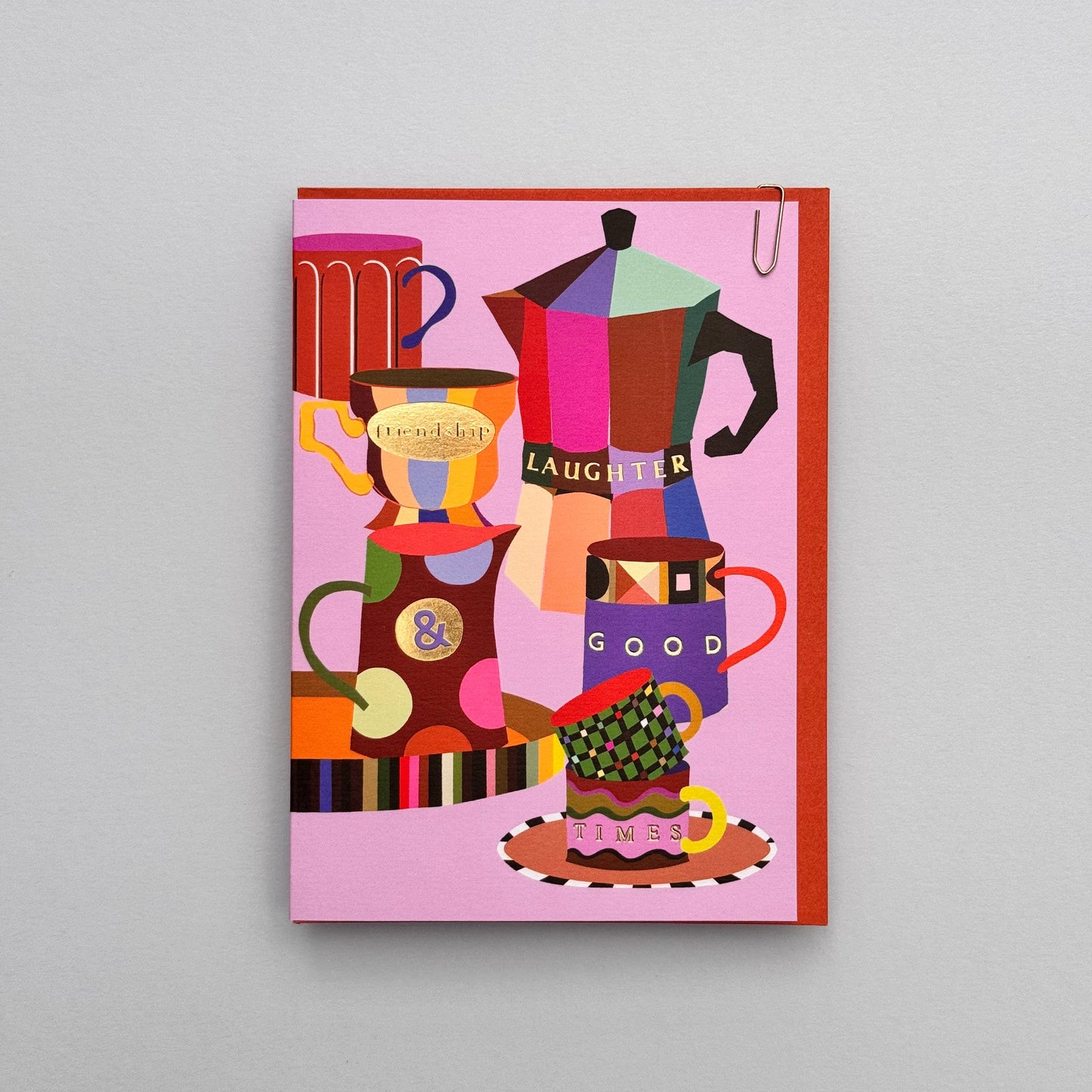 Back of the Coffee and Tea keepsake card showing UK made credentials