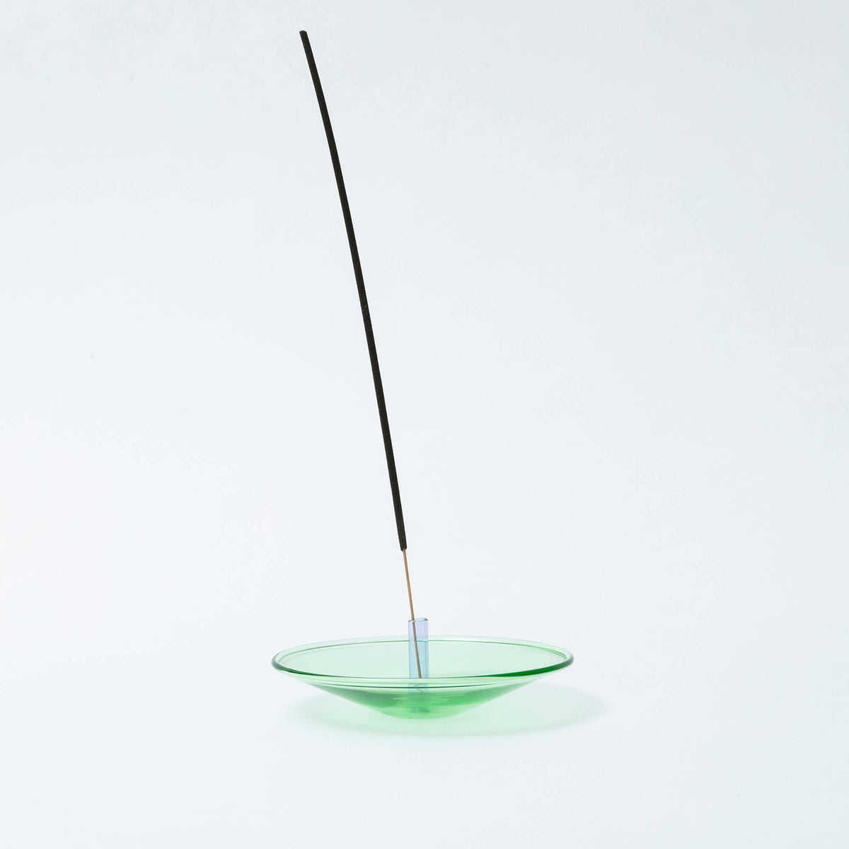 Handcrafted glass incense holder mindful home decor