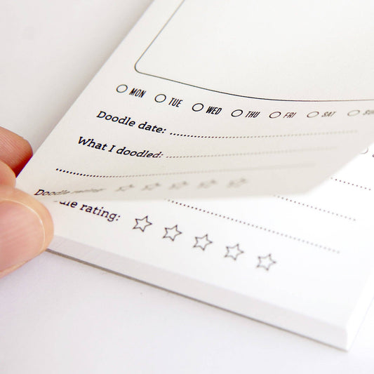 Handmade eco-friendly drawing pad with 80 sheets of luxury paper