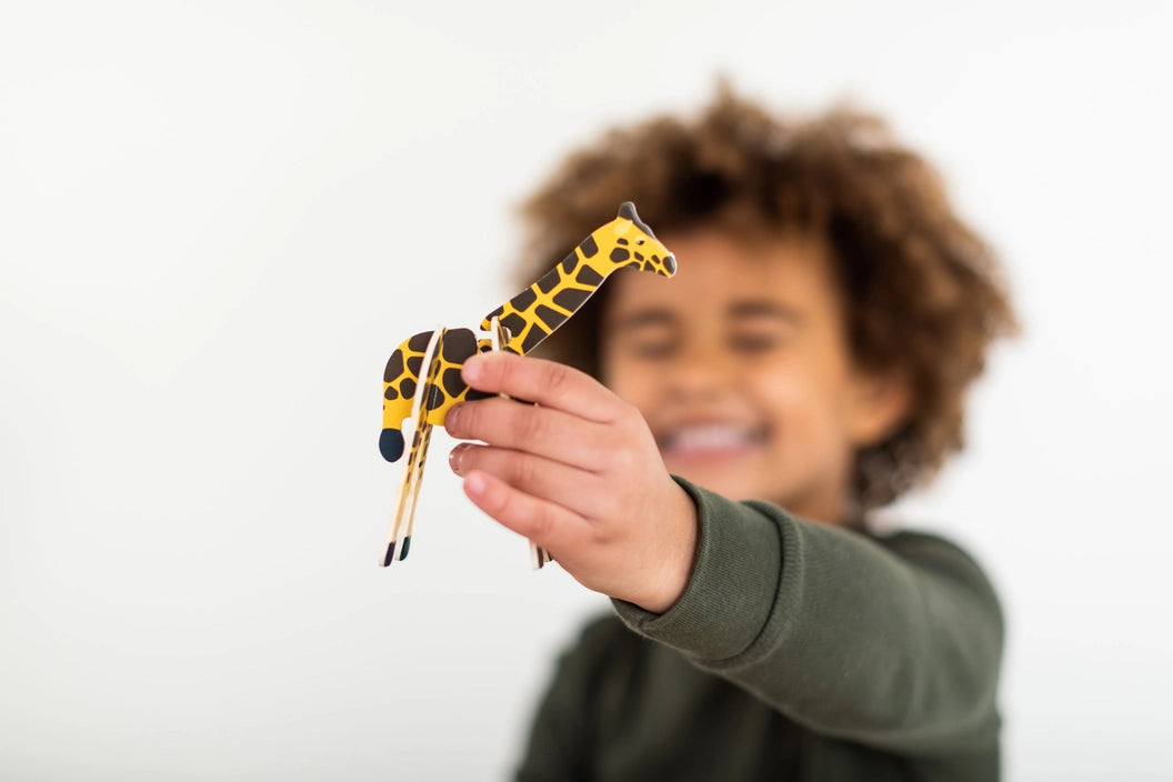 Savannah Animals Pop-Out Playset Flatpack Packaging