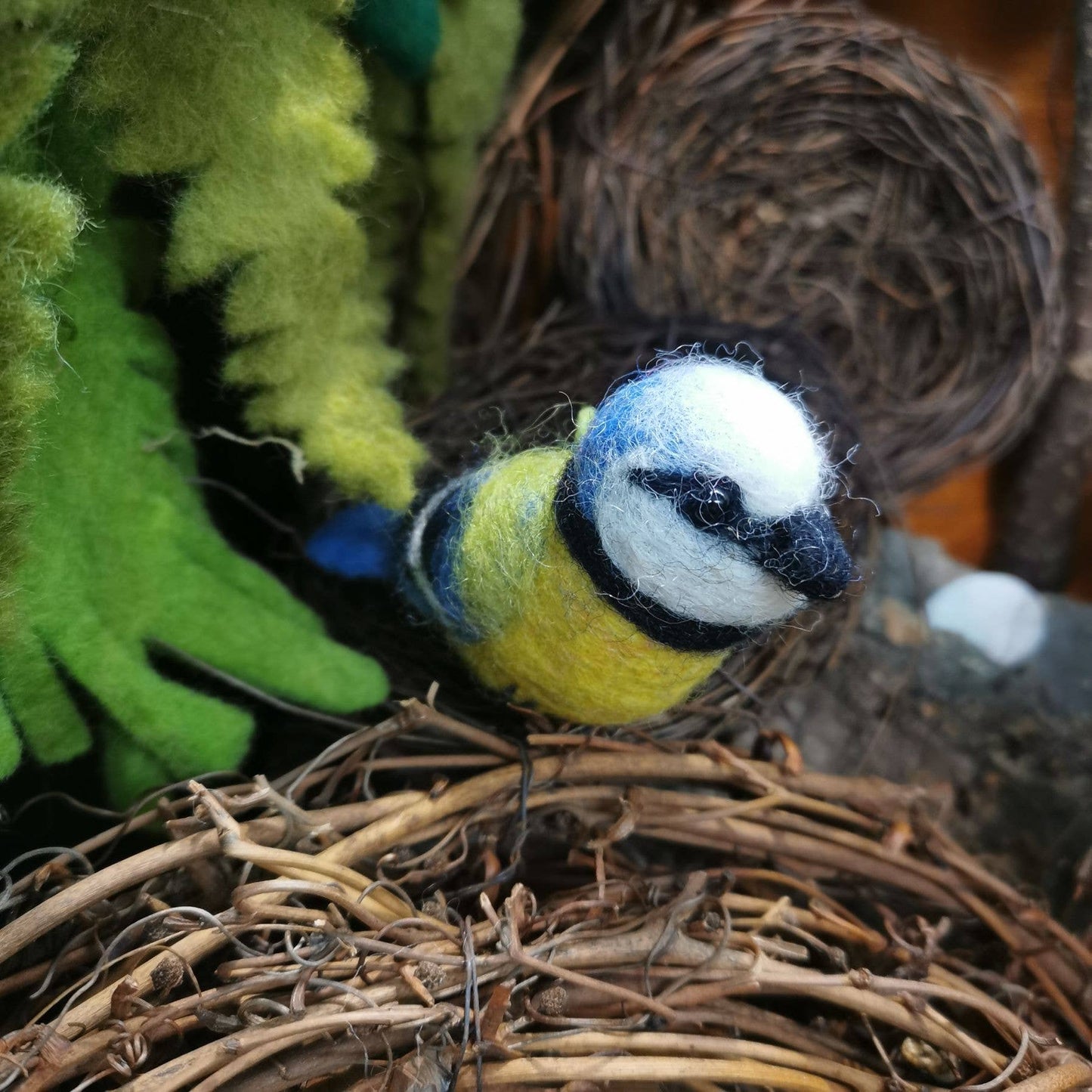 Bella the Blue Tit Easter Hanging Decoration