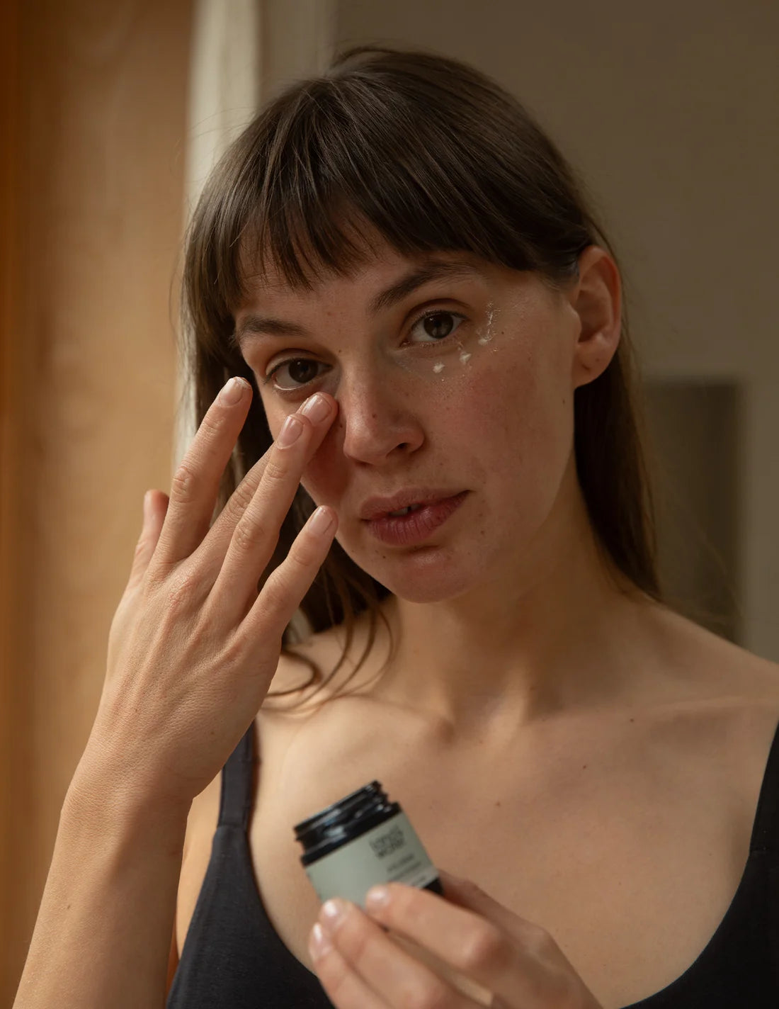 Land & Water Restore and Smooth Eye Cream With green tea & probiotics. Sustainably made in the UK.