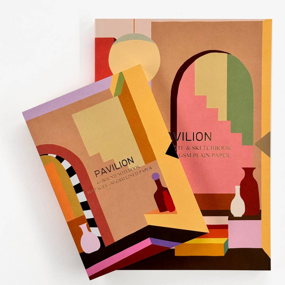 Casa Modern Interiors notebook in biodegradable packaging