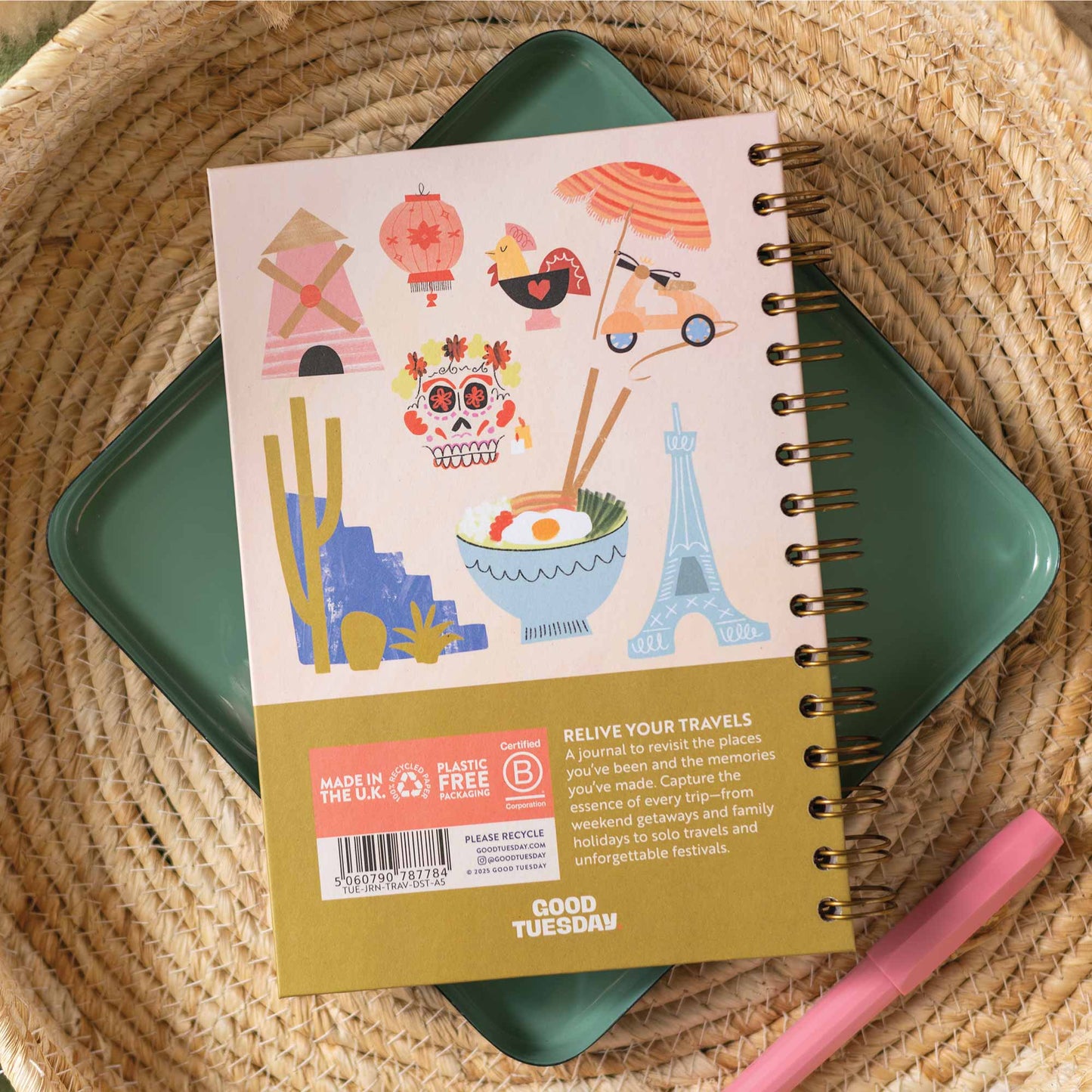 A5 Destinations Travel Journal | Hardcover