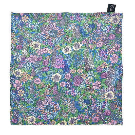 Soft cotton reusable face cloth with Liberty Ciara Blossom print