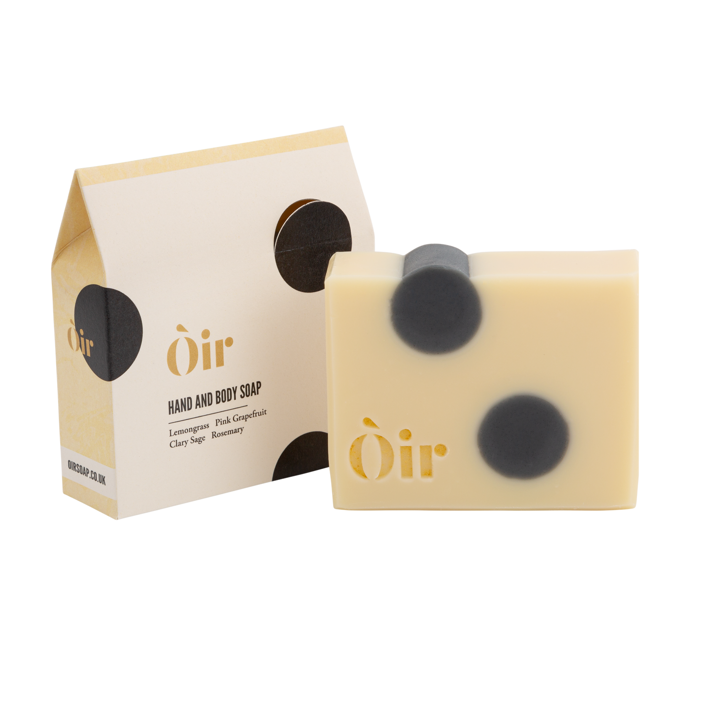 Lemongrass, Pink Grapefruit, Clary Sage and Rosemary Soap. Indulge in a lavish, eco-friendly alternative to shower gel. With a refreshing blend of zesty and herbal scents, your skin will be left feeling pampered.