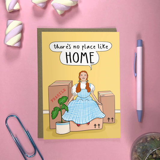 A6 Dorothy Wizard of Oz Housewarming Card with Kraft envelope