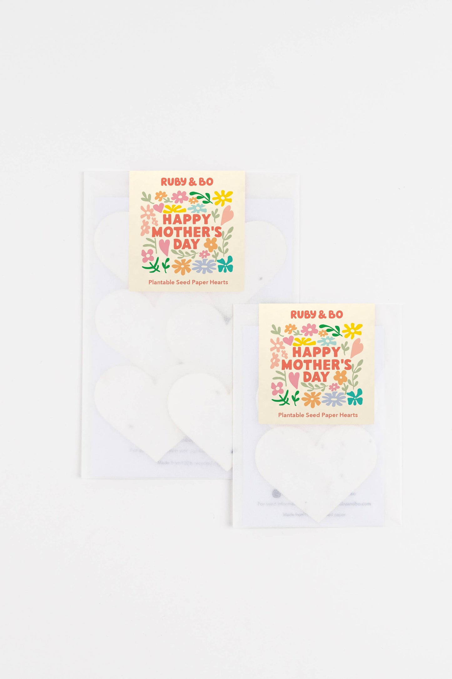 Mother's Day Plantable Paper Hearts
