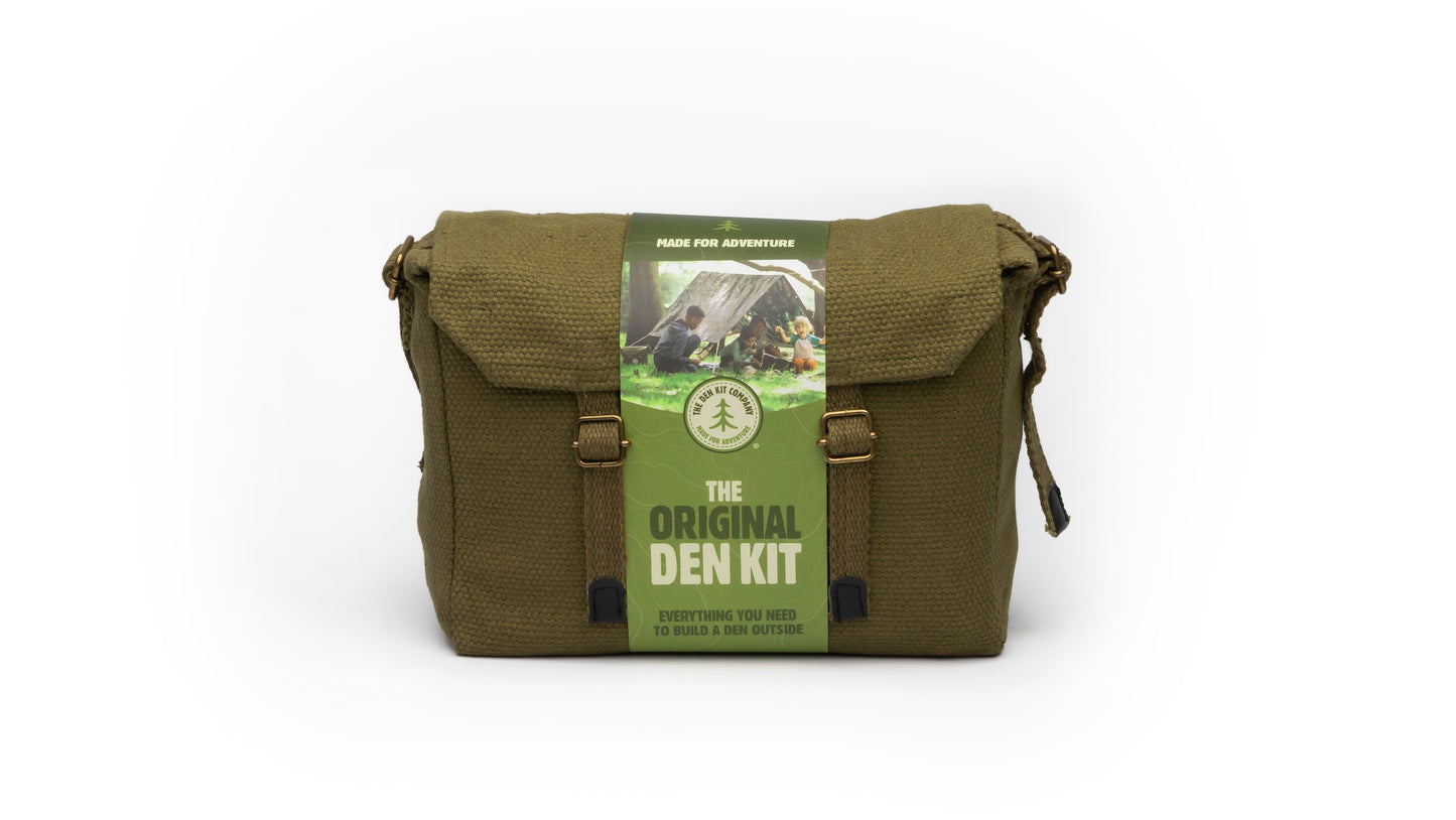 The authentic, real, truly Original Den Kit. The perfect outdoor play kit for inventive, imaginative, ingenious, truly original children.