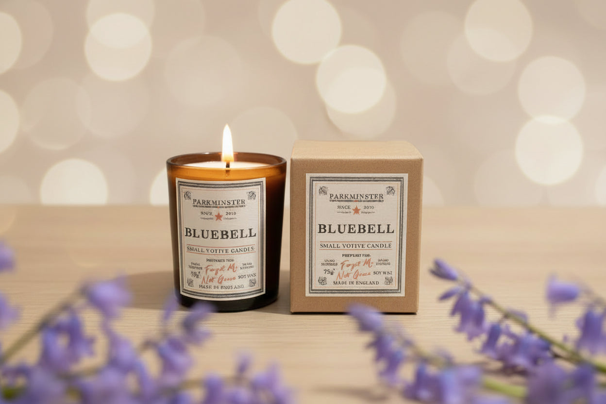 Bluebell Scented Soy Votive Candle 75g | Natural & Vegan | Parkminster