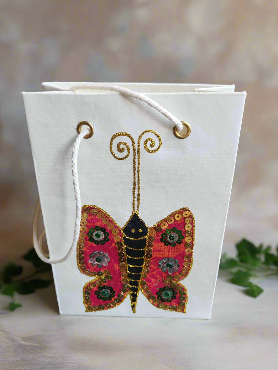 Butterfly Handcrafted Gift Bag