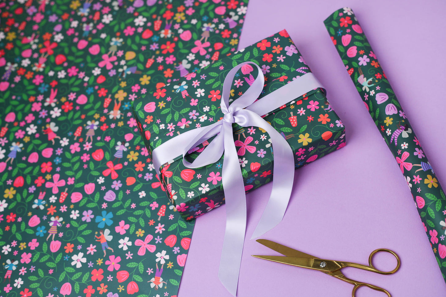 Fairy Garden Wrapping Paper