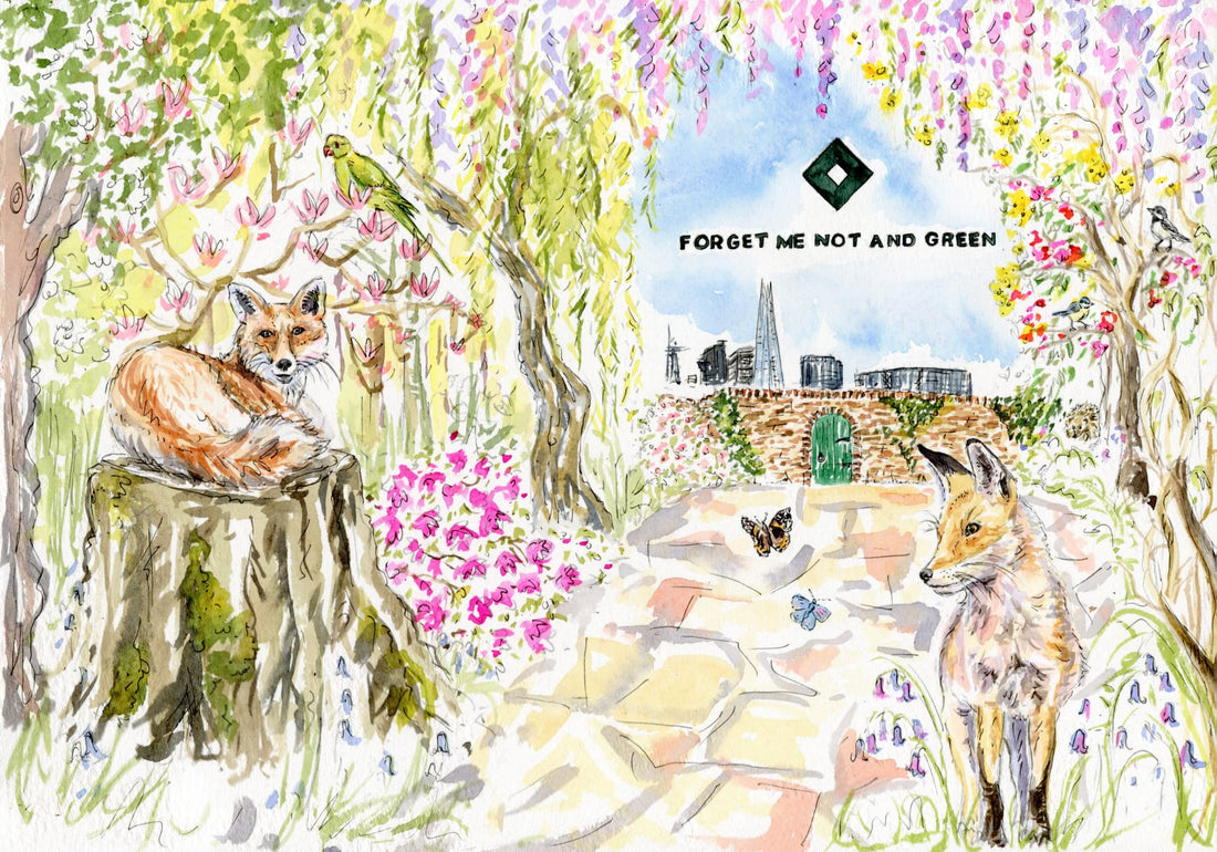 Borough Yard Pop Up Mural by Jessica Kendrew