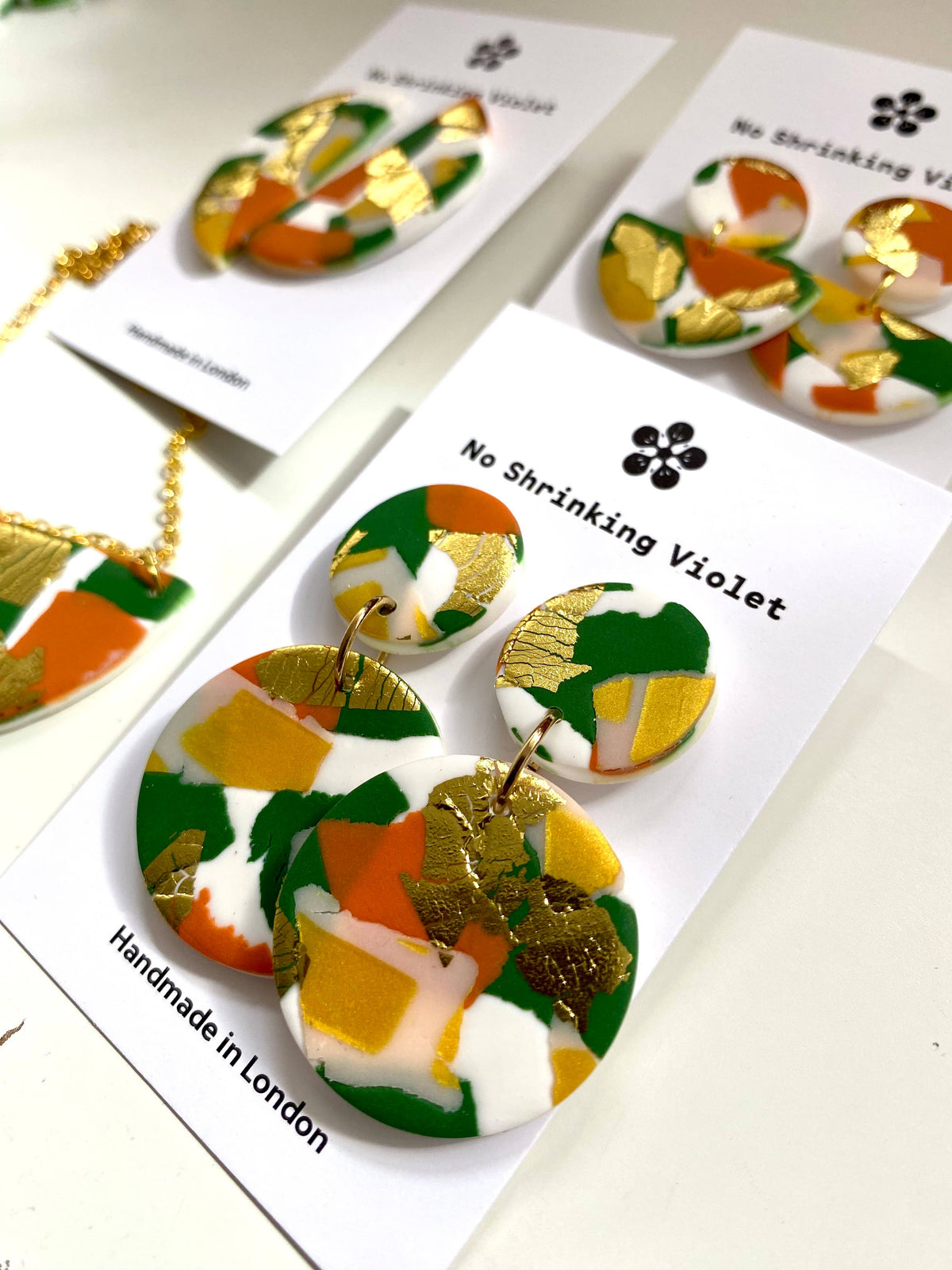 Eco-friendly handmade earrings in UK